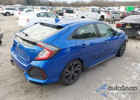 2018 Honda Civic Sport from USA, damaged, VIN SHHFK7H42JU406268